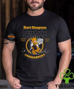 Washington Commanders Nfl Bart Simpson Defensive Dude 2024 T hoodie, sweater, longsleeve, shirt v-neck, t-shirt
