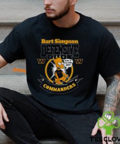 Washington Commanders Nfl Bart Simpson Defensive Dude 2024 T hoodie, sweater, longsleeve, shirt v-neck, t-shirt