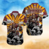 Washington Commanders Personalized Blaze Hawaiian Shirt