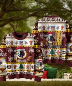 Washington Commanders They Not Like Us Christmas Happy Holidays Ugly Sweater