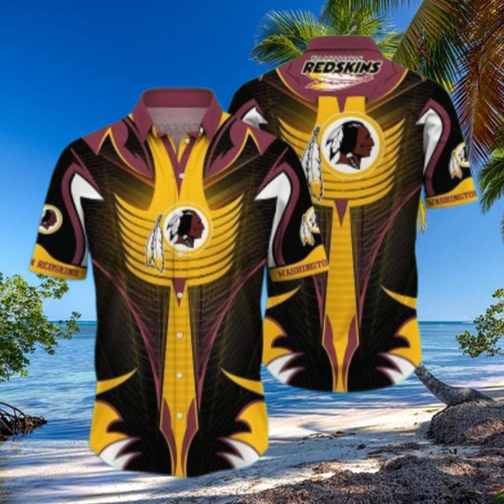 Washington Commanders Tribal Energy Hawaiian Shirt Washington Commanders Tribal Energy Hawaiian Shirt