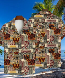 Washington Commanders Tribal Patchwork Hawaiian Shirt