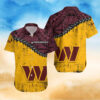 Washington Commanders Tropical Elegance Hawaiian Shirt