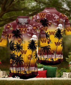 Washington Commanders Tropical Hawaiian Shirt