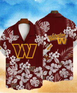 Washington Commanders Tropical Vibe Hawaiian Shirt