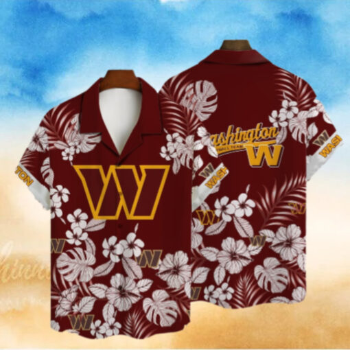 Washington Commanders Tropical Vibe Hawaiian Shirt