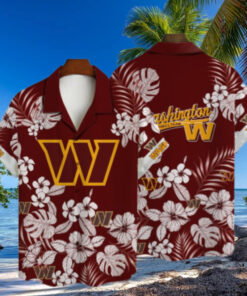 Washington Commanders Tropical Vibe Hawaiian Shirt