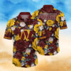 Washington Redskins All Star Burst Hawaiian Shirt