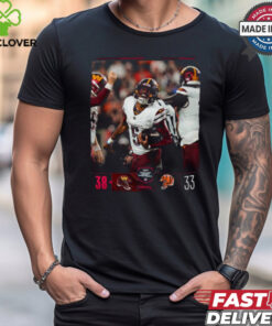Washington Commanders Win 38 33 Bengals 2024 NFL Week 3 Game Final Score Shirt