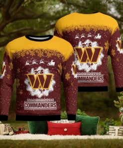 Washington Commanders Winter is Coming Knitted Xmas 3D Sweater Gift For Christmas