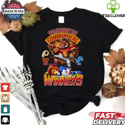 Washington Commanders beat Detroit Lions NFC Divisional playoff 2025 Winners NFL shirt