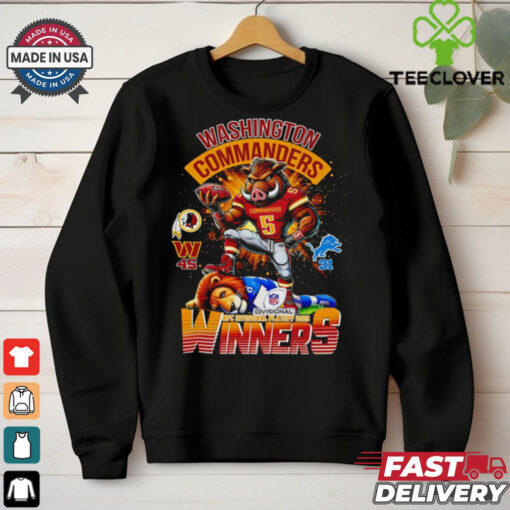 Washington Commanders beat Detroit Lions NFC Divisional playoff 2025 Winners NFL shirt