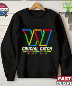 Washington Commanders crucial catch intercept autism shirt