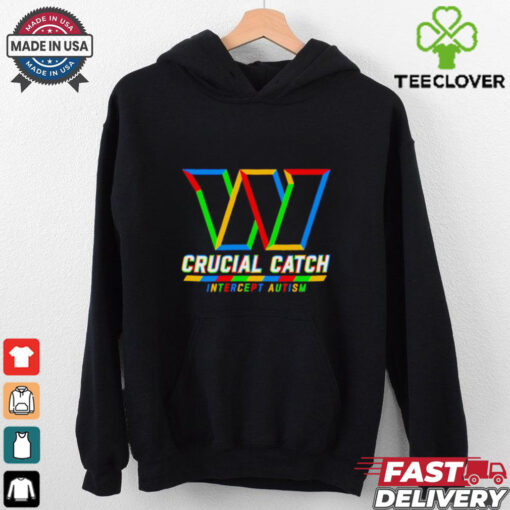 Washington Commanders crucial catch intercept autism shirt