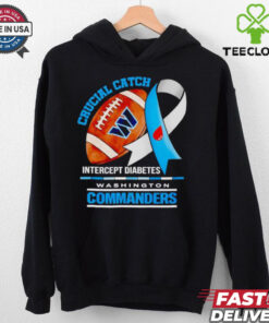 Washington Commanders crucial catch intercept diabetes hoodie, sweater, longsleeve, shirt v-neck, t-shirt