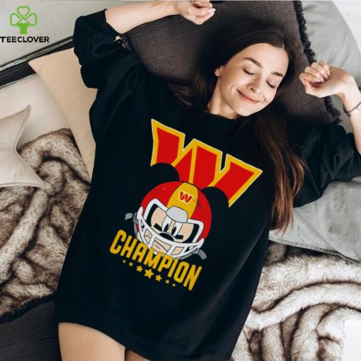 Washington Commanders football NFL Mickey Mouse player face champion hoodie, sweater, longsleeve, shirt v-neck, t-shirt