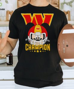 Washington Commanders football NFL Mickey Mouse player face champion hoodie, sweater, longsleeve, shirt v-neck, t-shirt