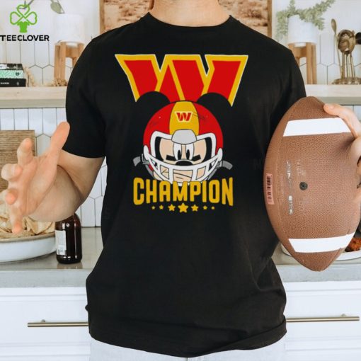 Washington Commanders football NFL Mickey Mouse player face champion hoodie, sweater, longsleeve, shirt v-neck, t-shirt