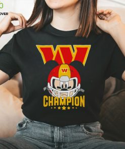 Washington Commanders football NFL Mickey Mouse player face champion hoodie, sweater, longsleeve, shirt v-neck, t-shirt