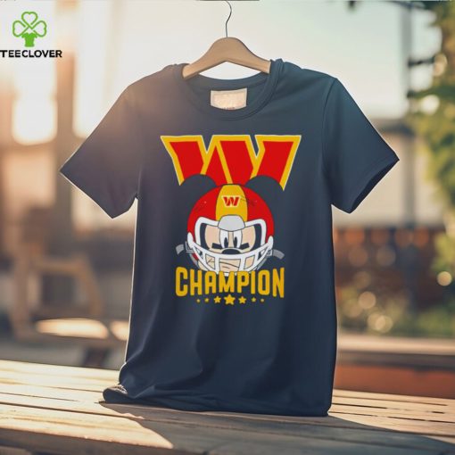 Washington Commanders football NFL Mickey Mouse player face champion hoodie, sweater, longsleeve, shirt v-neck, t-shirt