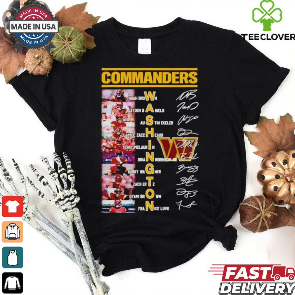 Washington Commanders football names of legends signatures shirt Washington Commanders football names of legends signatures shirt