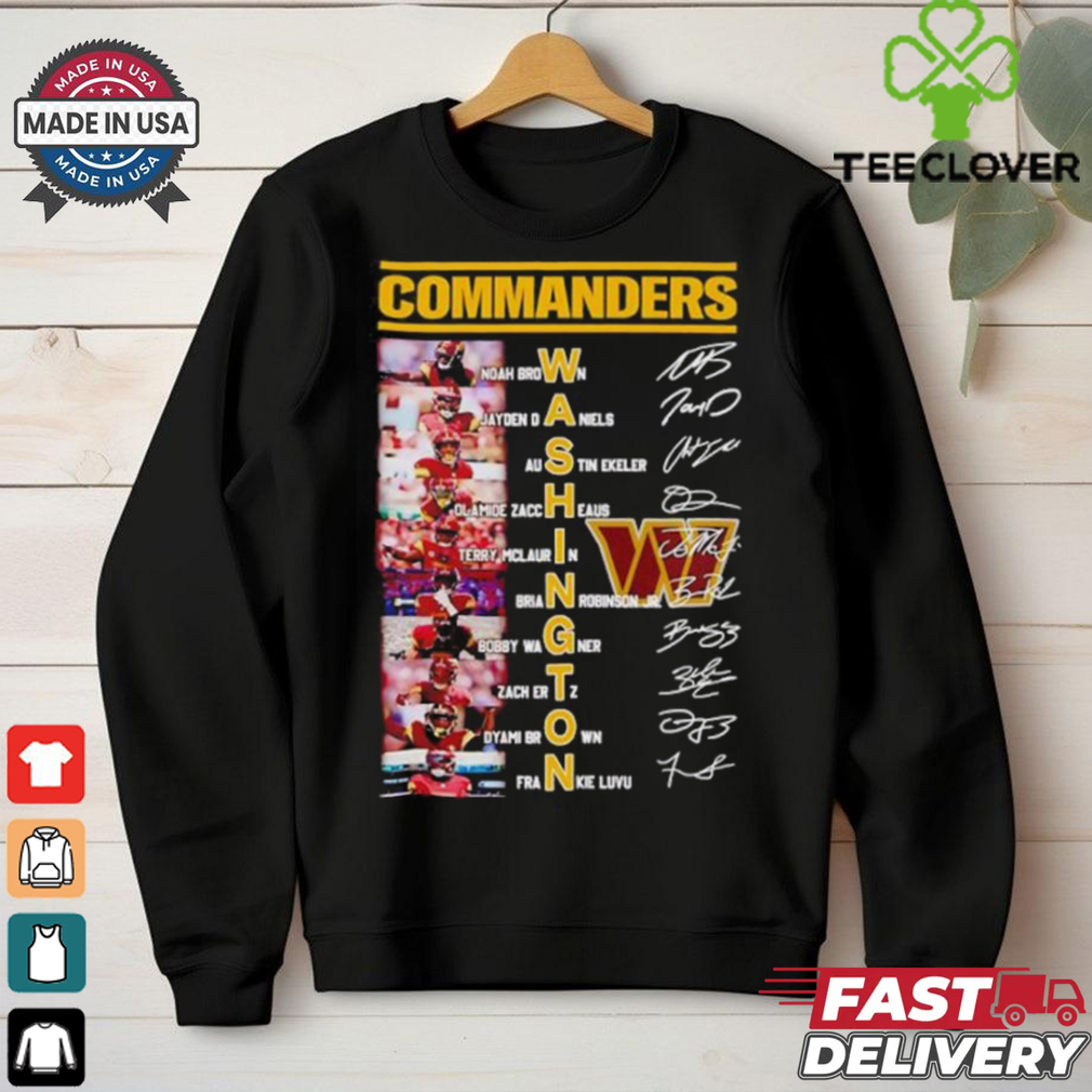 Washington Commanders football names of legends signatures shirt Washington Commanders football names of legends signatures shirt