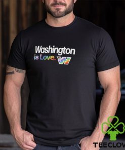 Washington Commanders is love city pride team logo hoodie, sweater, longsleeve, shirt v-neck, t-shirt