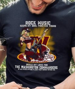 Washington Commanders rock music keep my soul forever young hoodie, sweater, longsleeve, shirt v-neck, t-shirt