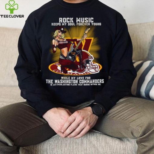 Washington Commanders rock music keep my soul forever young hoodie, sweater, longsleeve, shirt v-neck, t-shirt