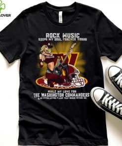 Washington Commanders rock music keep my soul forever young hoodie, sweater, longsleeve, shirt v-neck, t-shirt