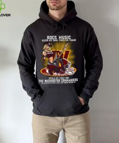 Washington Commanders rock music keep my soul forever young hoodie, sweater, longsleeve, shirt v-neck, t-shirt