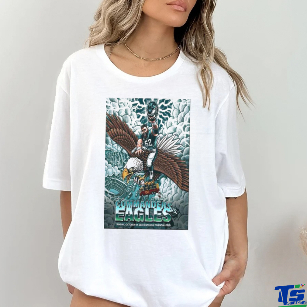 Washington Commanders vs Philadelphia Eagles October 1, 2023 Lincoln Financial Field Poster shirt Washington Commanders vs Philadelphia Eagles October 1, 2023 Lincoln Financial Field Poster shirt