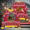 Los Angeles Angels x Grinch Dr. Seuss How the Grinch Stole Christmas MLB with World Series Trophy Ugly Christmas Sweater Red