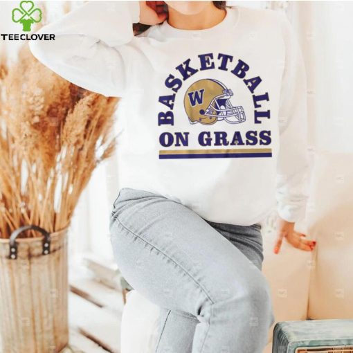 Washington Football Basketball On Grass Shirt