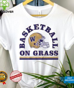 Washington Football Basketball On Grass Shirt