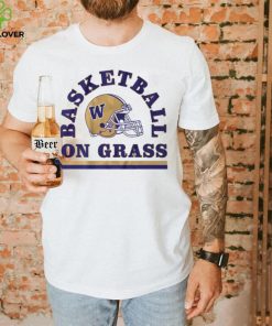 Washington Football Basketball On Grass Shirt