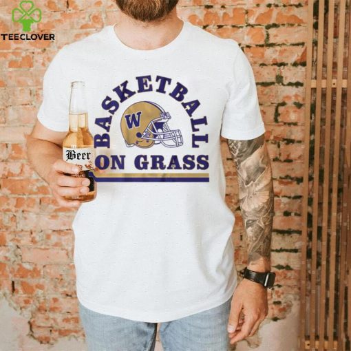 Washington Football Basketball On Grass Shirt