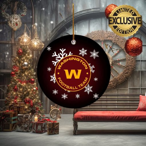 Washington Football NFL Team 2023 Holiday Gifts Custom Name Christmas Ornament