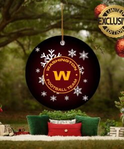 Washington Football NFL Team 2023 Holiday Gifts Custom Name Christmas Ornament