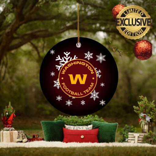 Washington Football NFL Team 2023 Holiday Gifts Custom Name Christmas Ornament