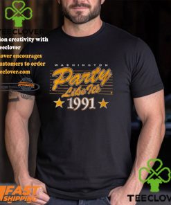 Washington Football Party Like It’s 1991 T shirt