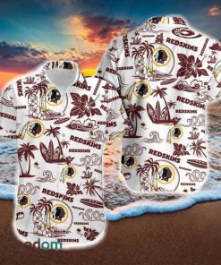 Washington Football Team Exotic Hawaiian Shirt And Short For Men Gift, Short Beach For Family Christmas