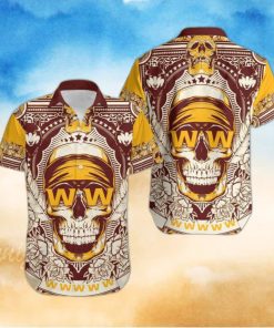 Washington Football Team Stripes and Skull Danger Hawaiian Shirt Gift For  Halloween - Limotees