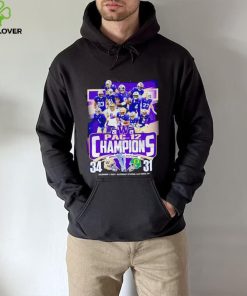 Washington Huskies 2023 PAC 12 Champions 34 31 hoodie, sweater, longsleeve, shirt v-neck, t-shirt