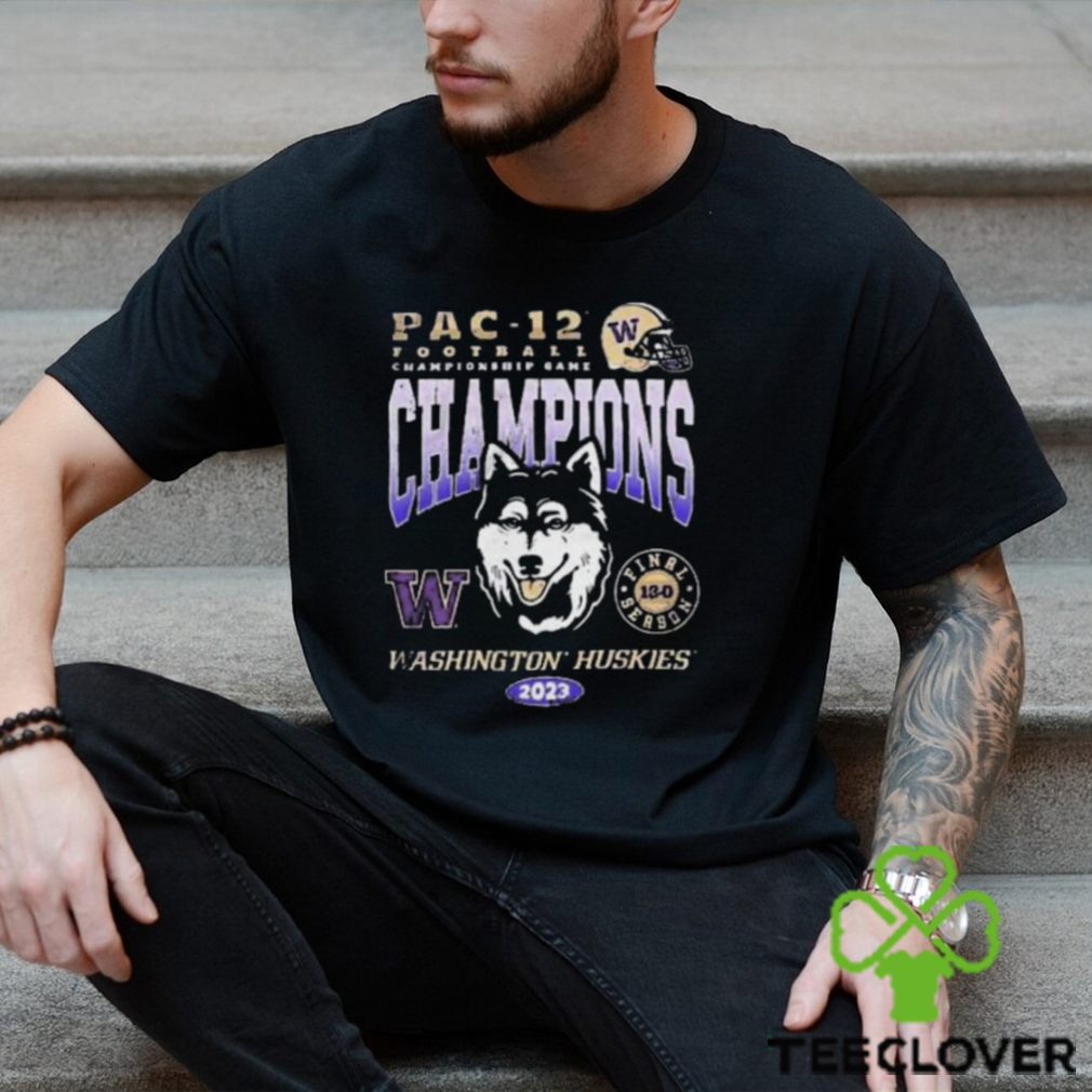 Washington Huskies 2023 Pac 12 Championship Game Champions Final Season 13 0 T Shirt Washington Huskies 2023 Pac 12 Championship Game Champions Final Season 13 0 T Shirt