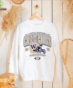 Washington Huskies 2023 Pac 12 Football Conference Champions helmet shirt