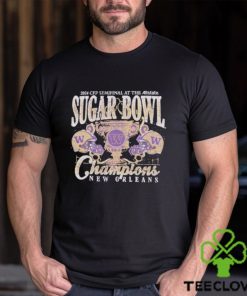 Washington Huskies 2024 Sugar Bowl Champions Purple Trophy T Shirt
