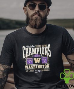 Washington Huskies 2024 Sugar Bowl Champions Score Shirt