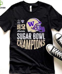 Washington Huskies 2024 Sugar Bowl Champions helmet shirt