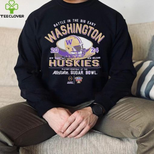 Washington Huskies Battle In The Big Easy 2024 Sugar Bowl Stadium Shirt